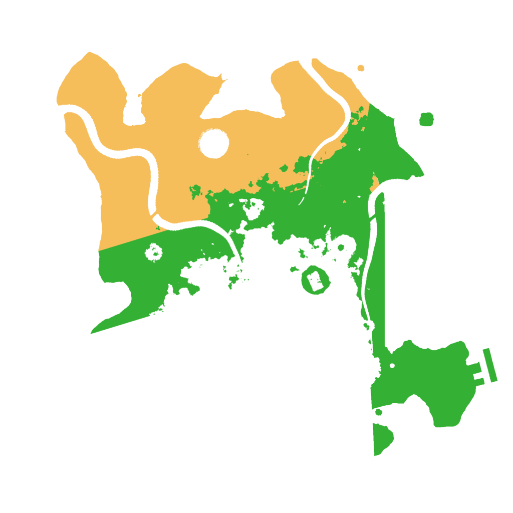 Biome Rust Map: Procedural Map, Size: 3050, Seed: 1103734117