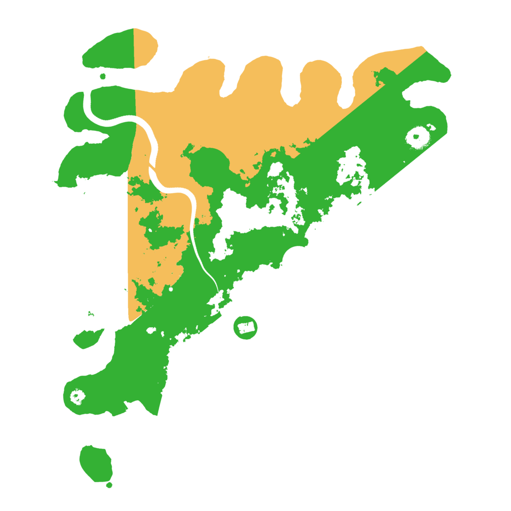 Biome Rust Map: Procedural Map, Size: 3500, Seed: 5596