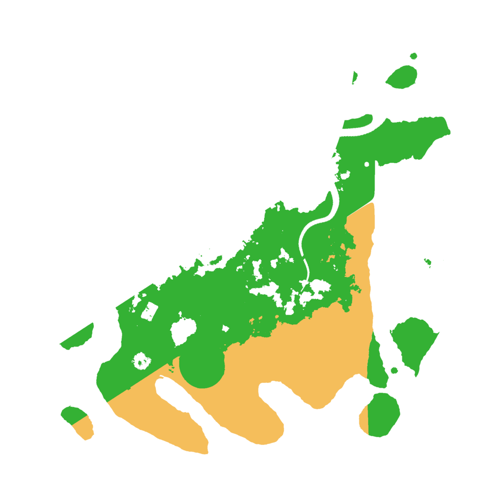 Biome Rust Map: Procedural Map, Size: 3000, Seed: 63533790