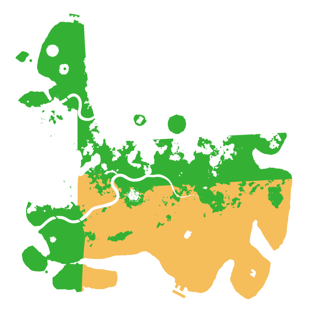 Biome Rust Map: Procedural Map, Size: 4500, Seed: 1516028690