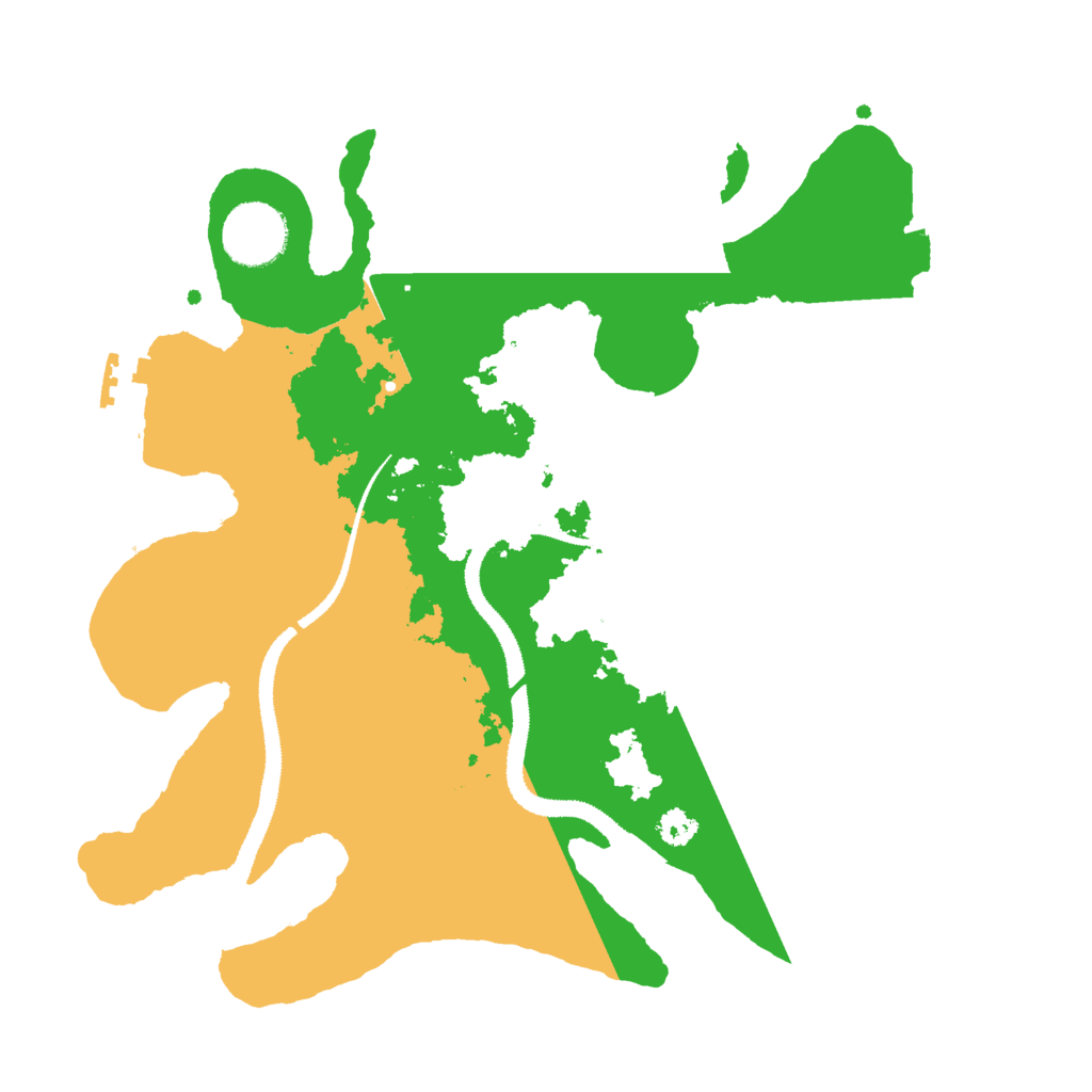 Biome Rust Map: Procedural Map, Size: 3000, Seed: 2081967