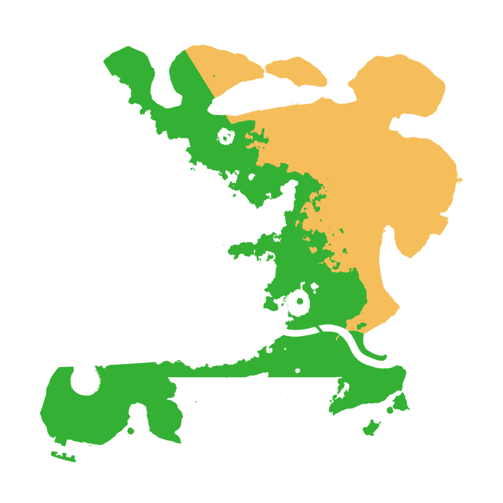 Biome Rust Map: Procedural Map, Size: 3000, Seed: 87235634