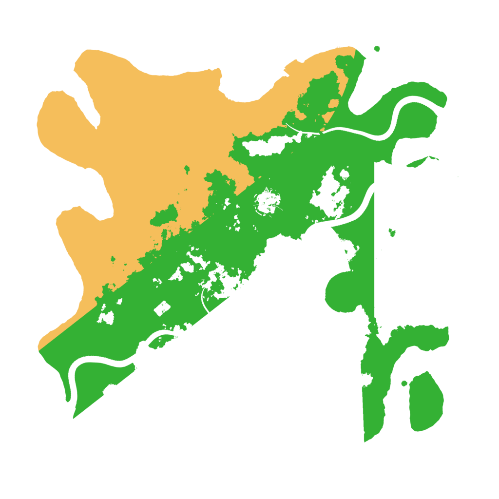 Biome Rust Map: Procedural Map, Size: 3500, Seed: 1516584419