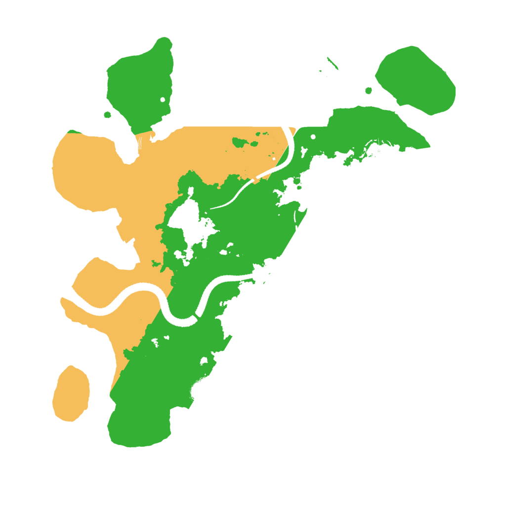 Biome Rust Map: Procedural Map, Size: 3000, Seed: 1753714840
