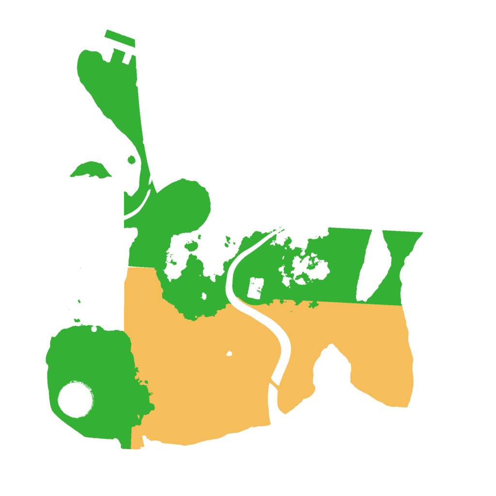 Biome Rust Map: Procedural Map, Size: 2500, Seed: 6742069
