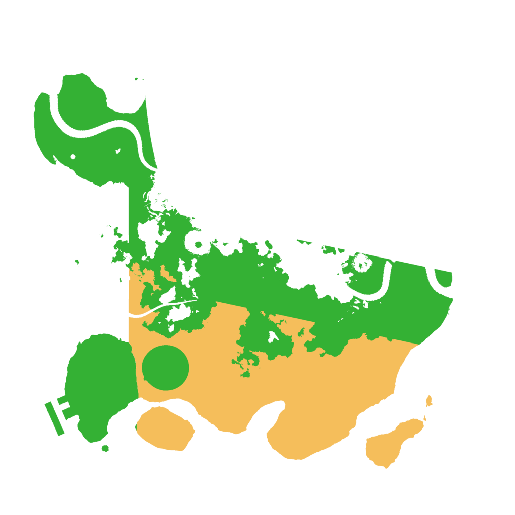 Biome Rust Map: Procedural Map, Size: 3000, Seed: 20666