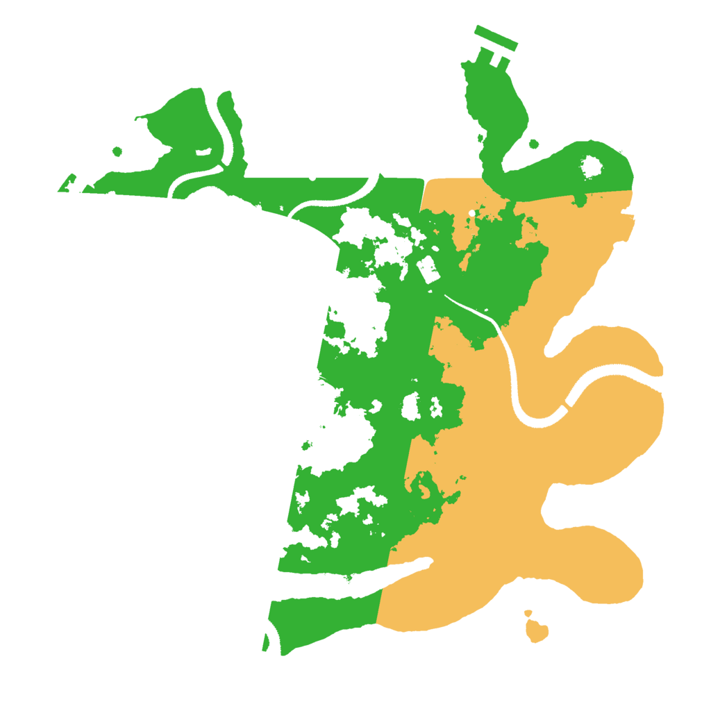 Biome Rust Map: Procedural Map, Size: 3000, Seed: 1471511441