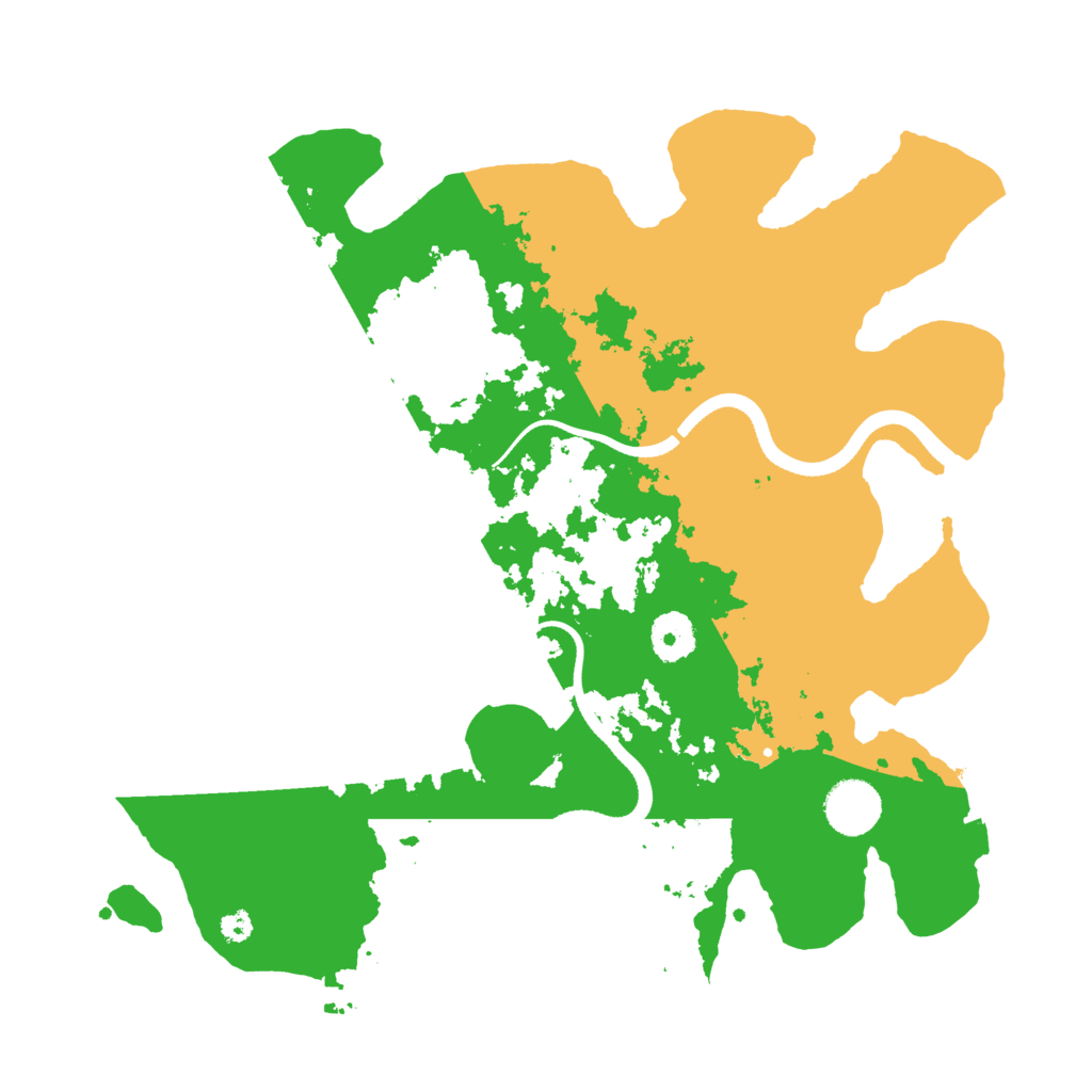 Biome Rust Map: Procedural Map, Size: 3500, Seed: 1887666196