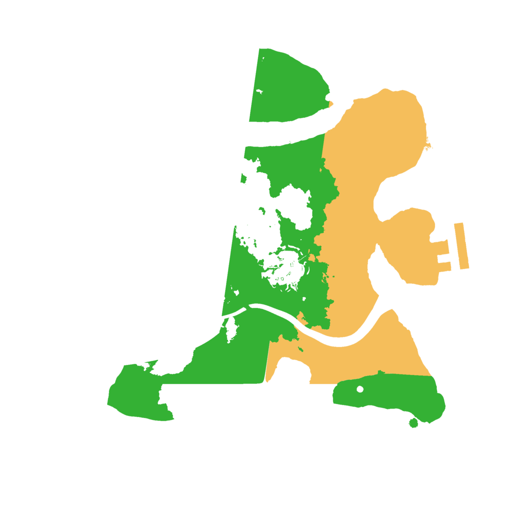 Biome Rust Map: Procedural Map, Size: 2240, Seed: 321455423