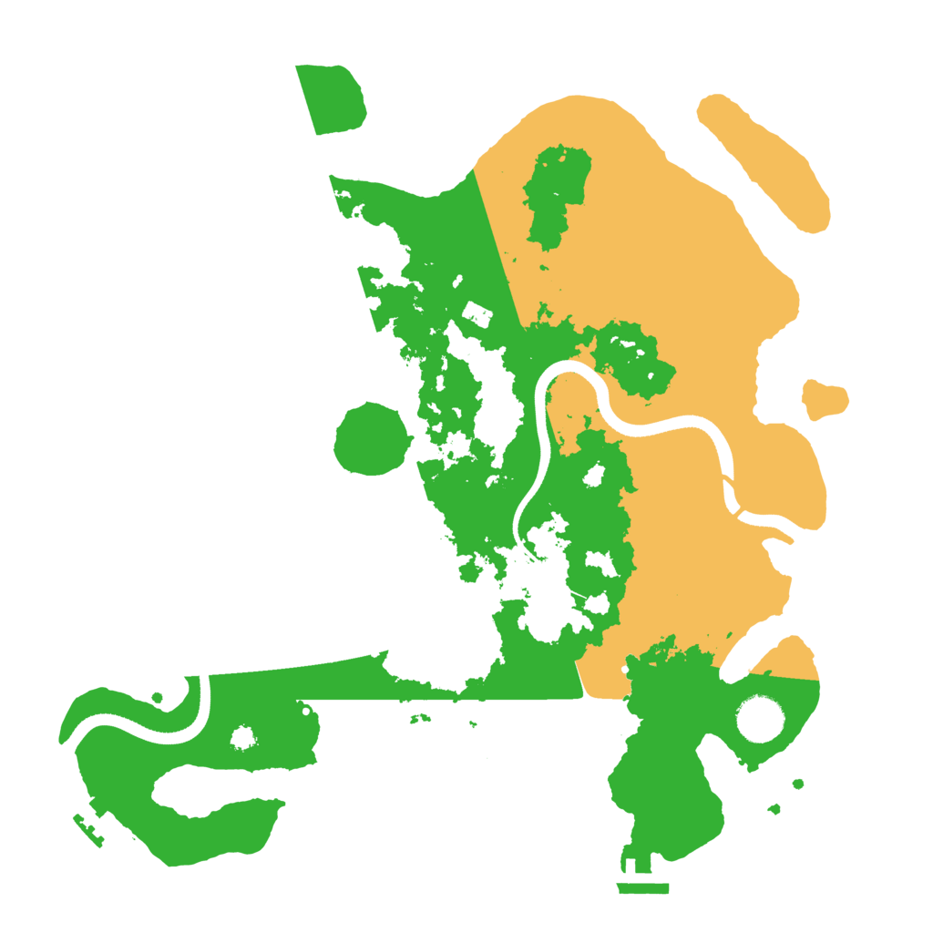 Biome Rust Map: Procedural Map, Size: 3500, Seed: 1895524440