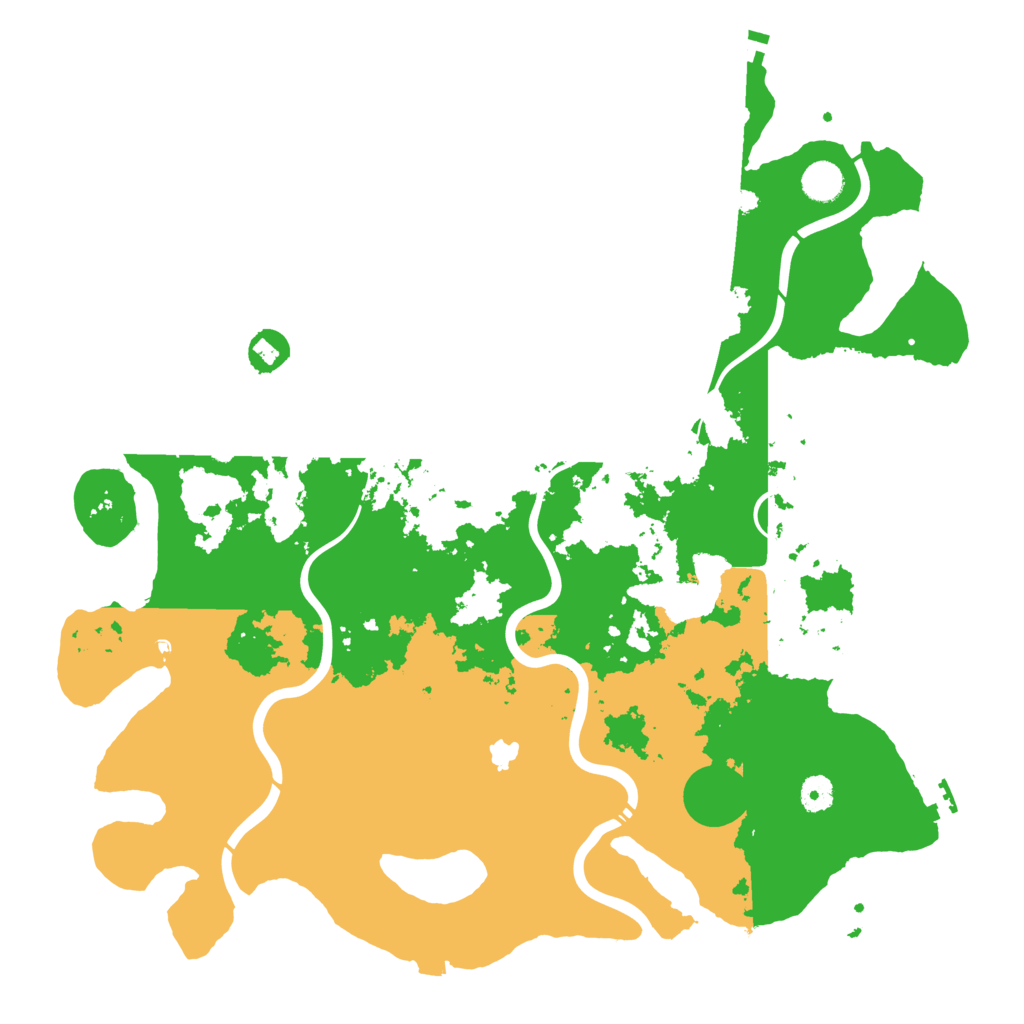 Biome Rust Map: Procedural Map, Size: 4400, Seed: 2043777449