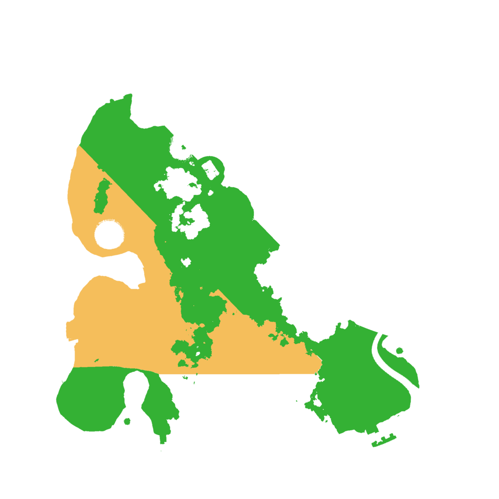 Biome Rust Map: Procedural Map, Size: 3000, Seed: 123234346