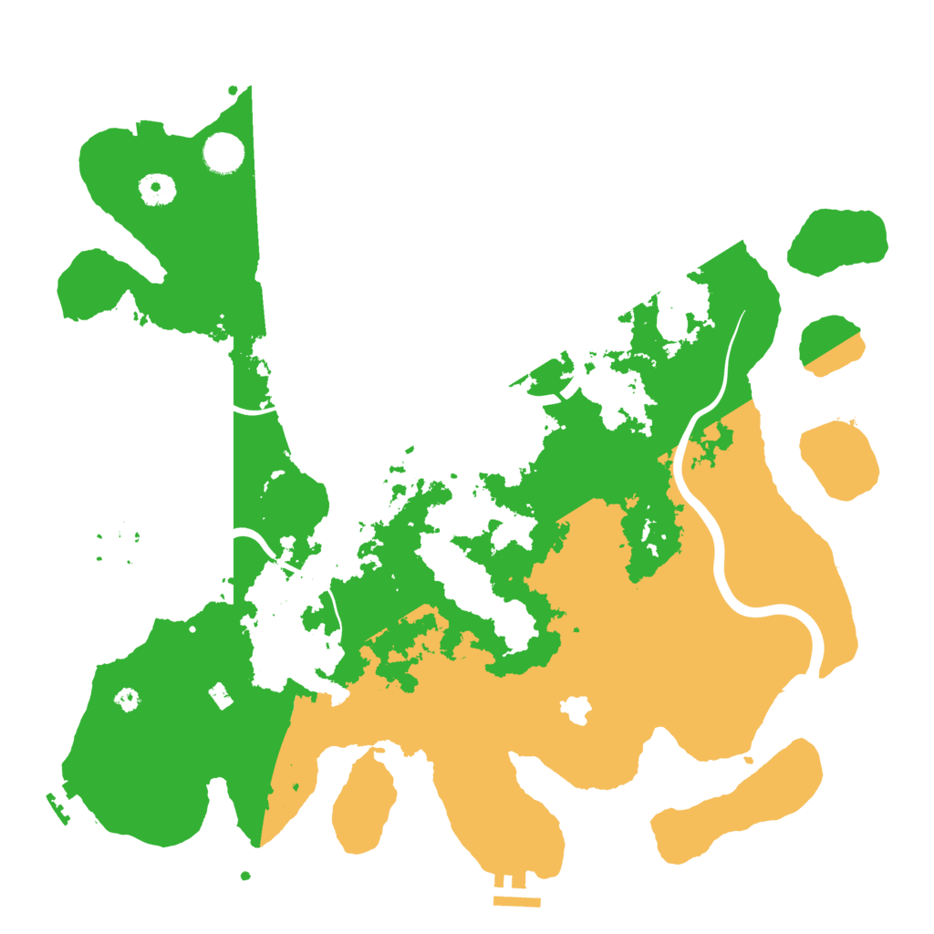 Biome Rust Map: Procedural Map, Size: 4000, Seed: 1828221961