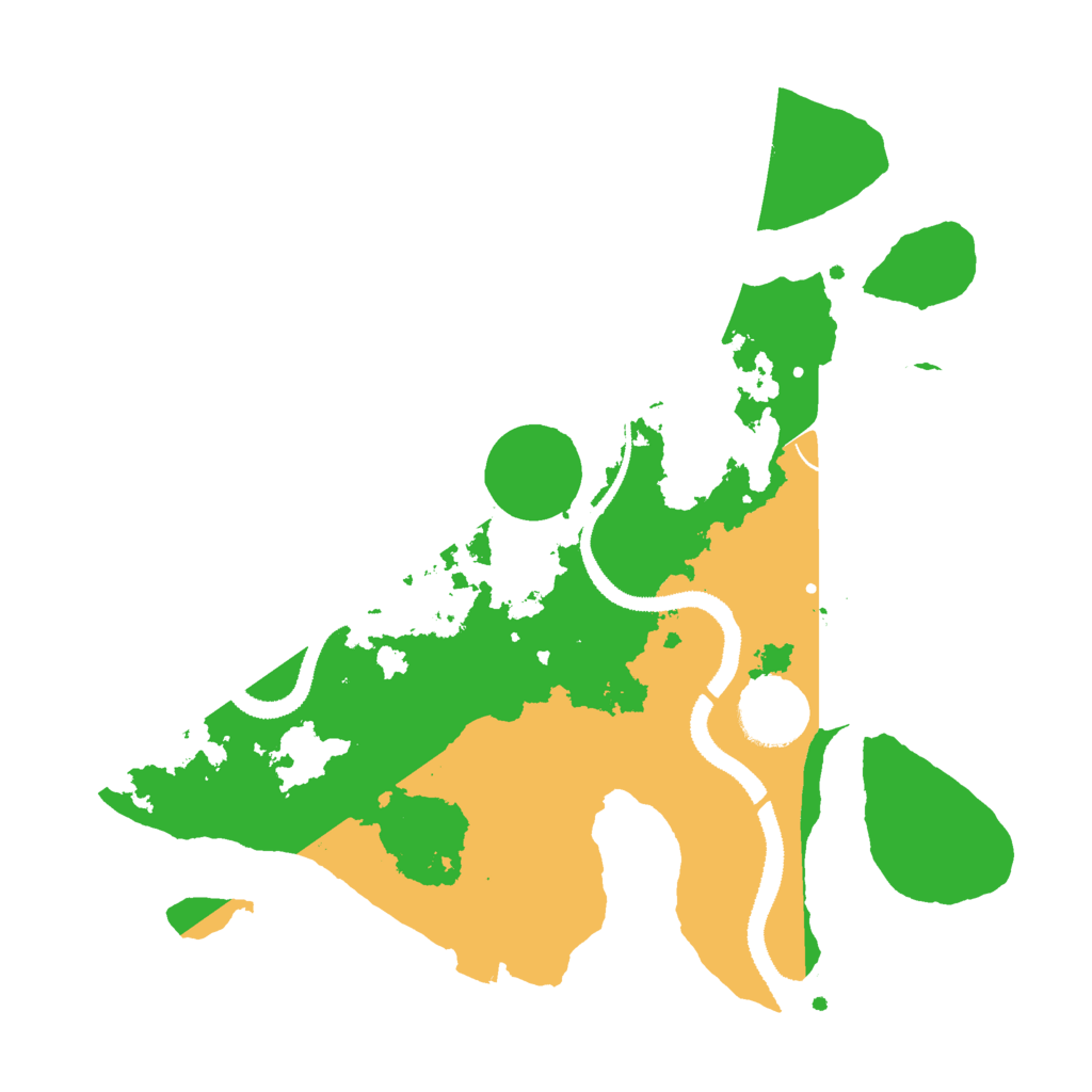 Biome Rust Map: Procedural Map, Size: 3000, Seed: 1167886635
