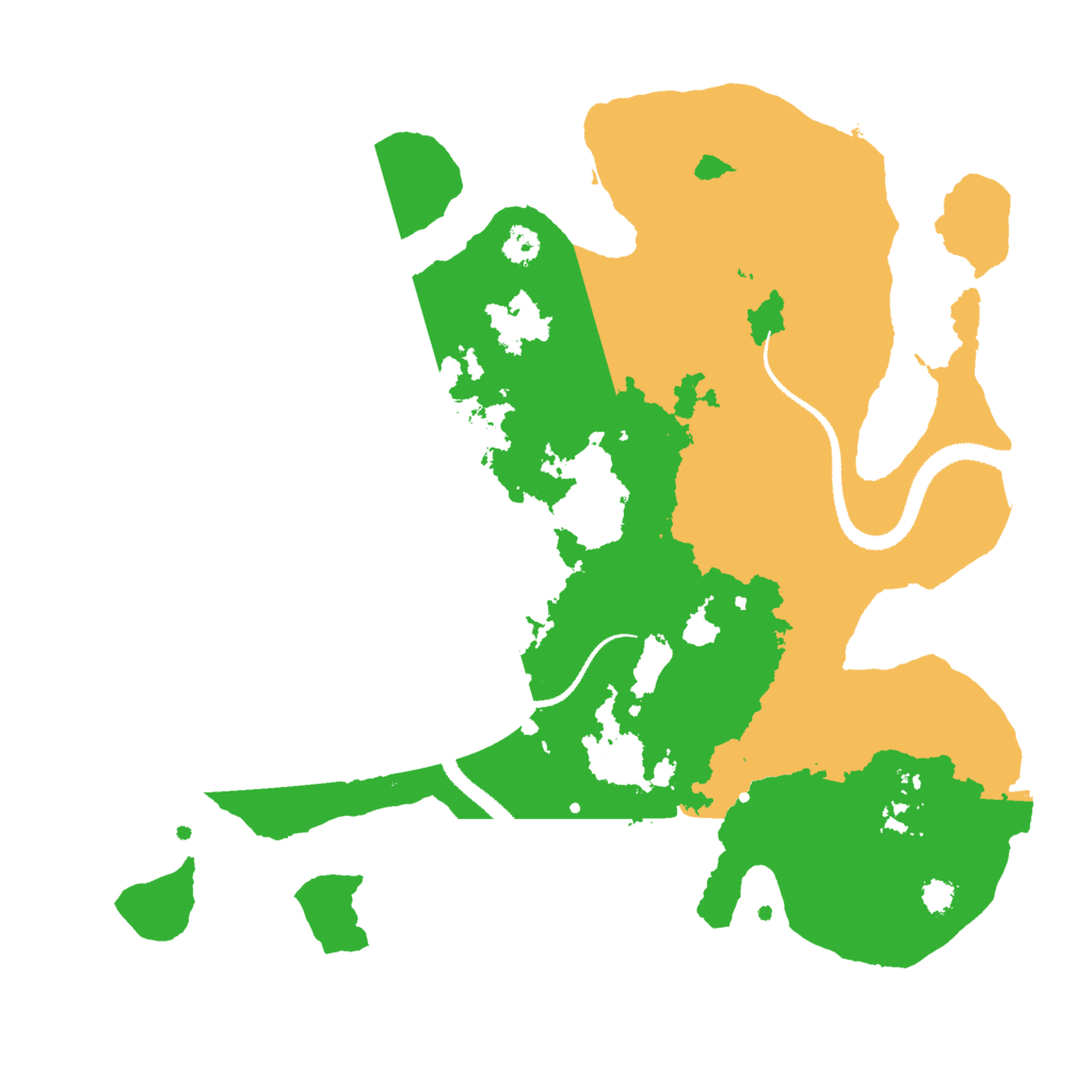 Biome Rust Map: Procedural Map, Size: 3000, Seed: 28488