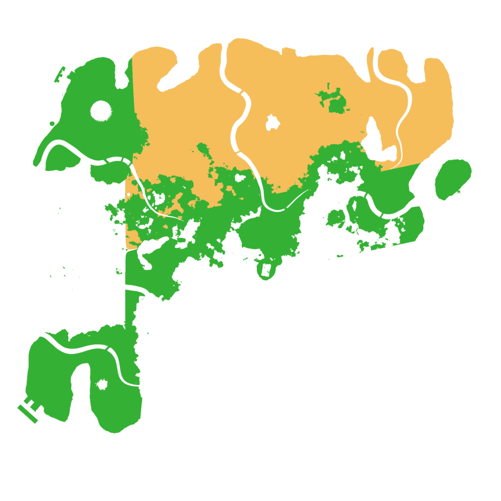 Biome Rust Map: Procedural Map, Size: 4250, Seed: 1266557924