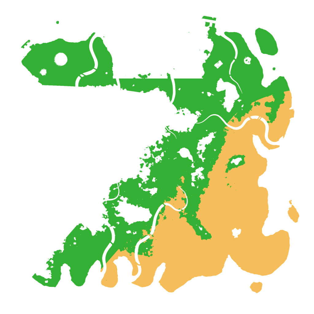 Biome Rust Map: Procedural Map, Size: 4300, Seed: 738782367