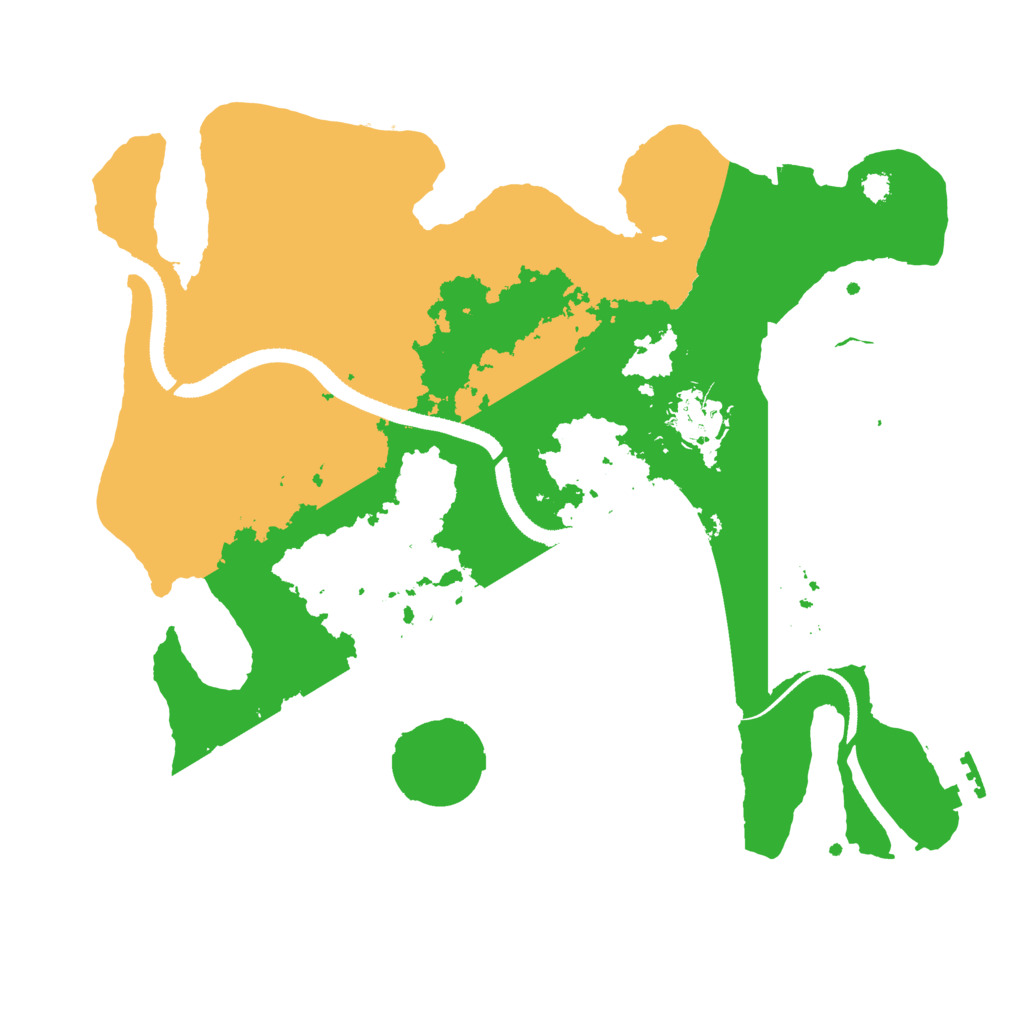 Biome Rust Map: Procedural Map, Size: 3250, Seed: 575370353
