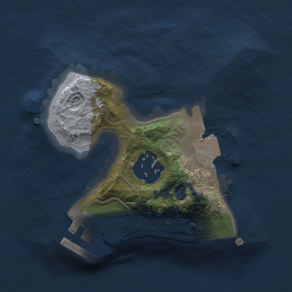Rust Map: Procedural Map, Size: 1500, Seed: 1285559654, 3 Monuments