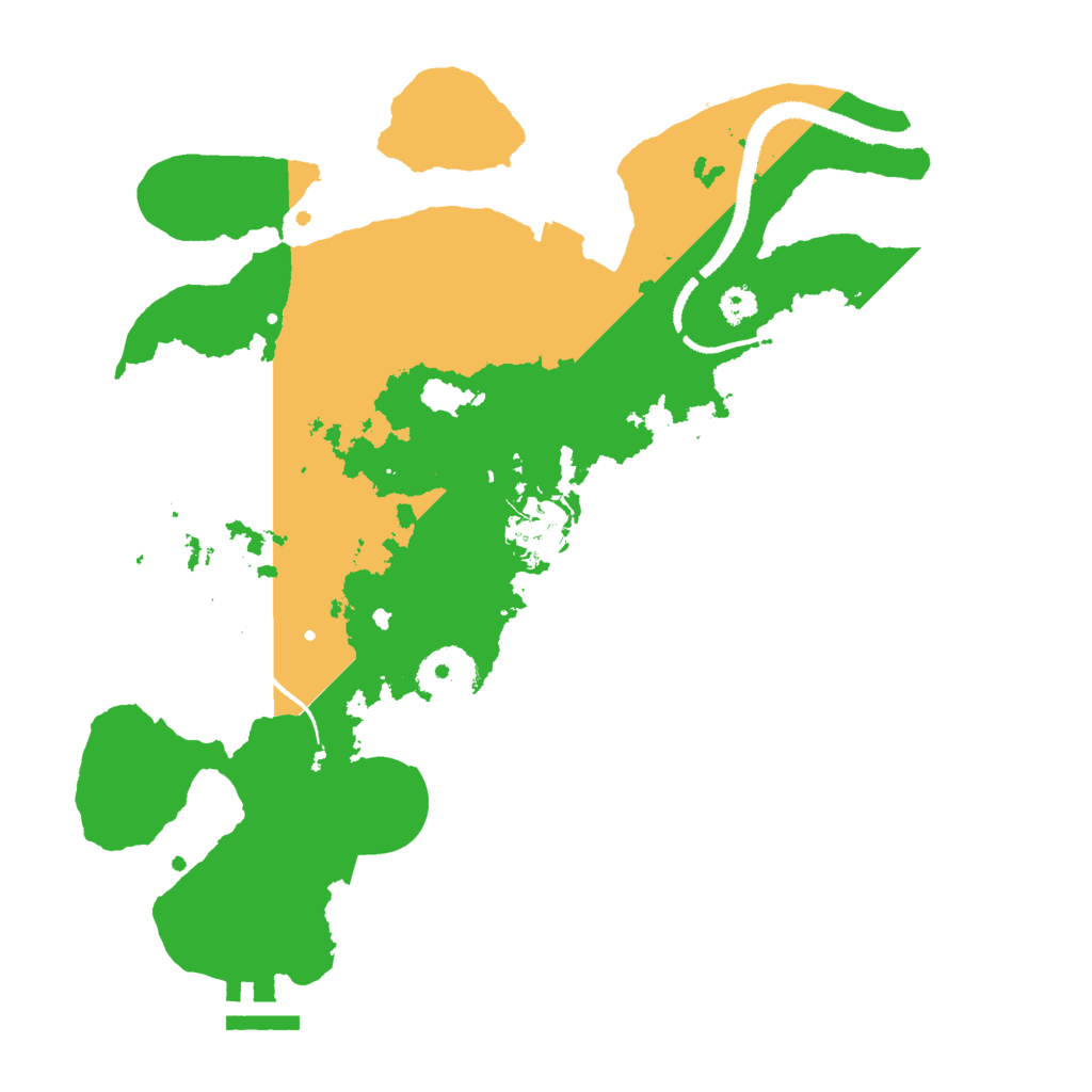 Biome Rust Map: Procedural Map, Size: 3001, Seed: 21212121