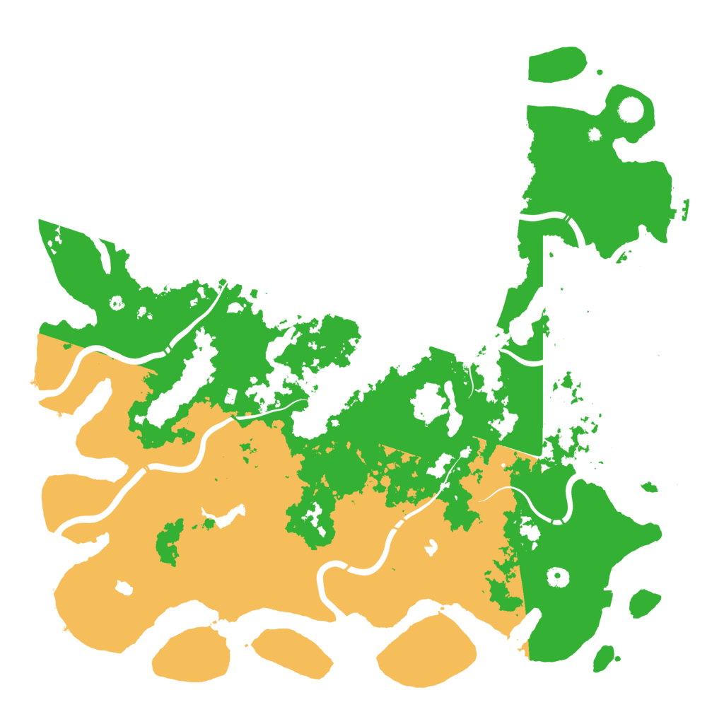 Biome Rust Map: Procedural Map, Size: 5000, Seed: 1991