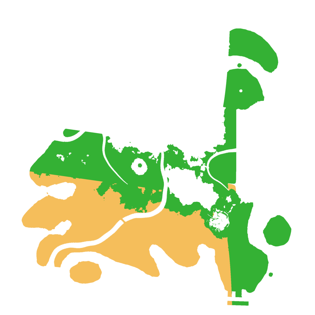 Biome Rust Map: Procedural Map, Size: 3000, Seed: 5052