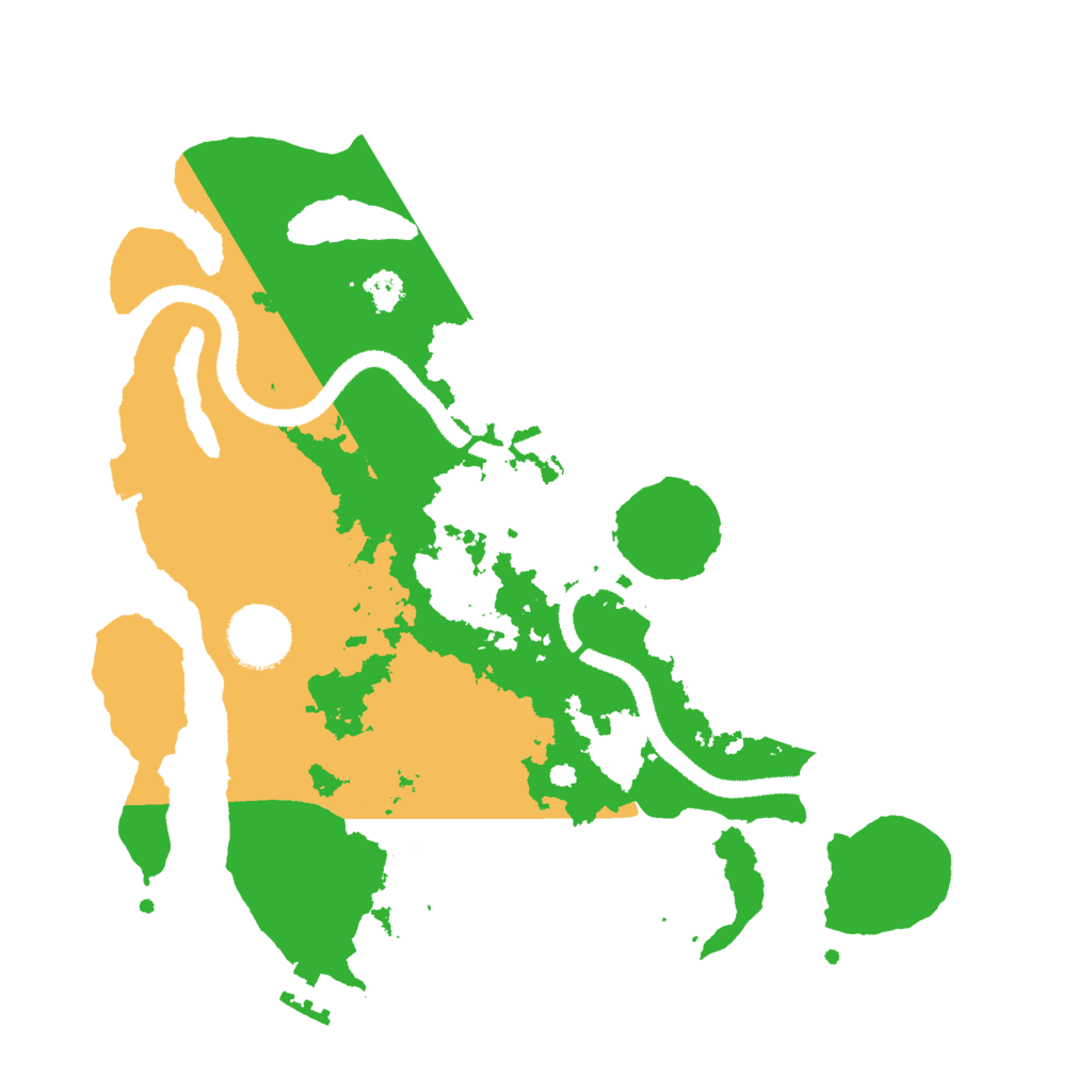 Biome Rust Map: Procedural Map, Size: 3000, Seed: 22398150
