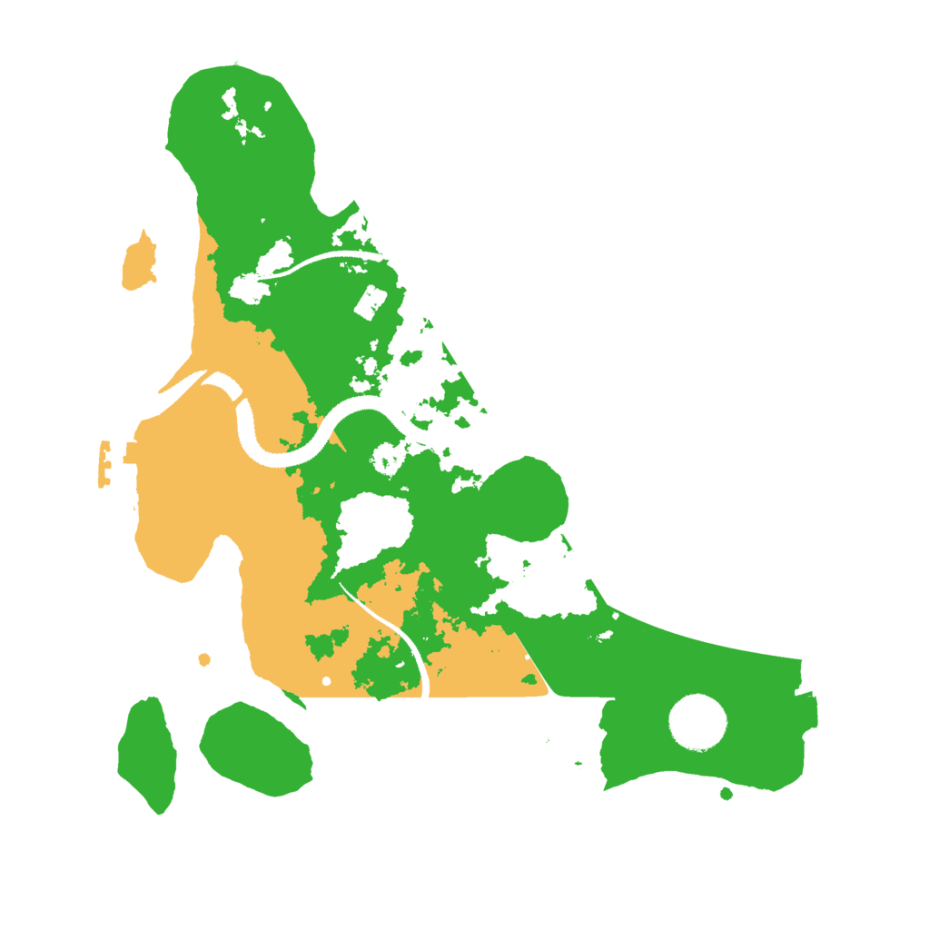 Biome Rust Map: Procedural Map, Size: 3000, Seed: 710164853