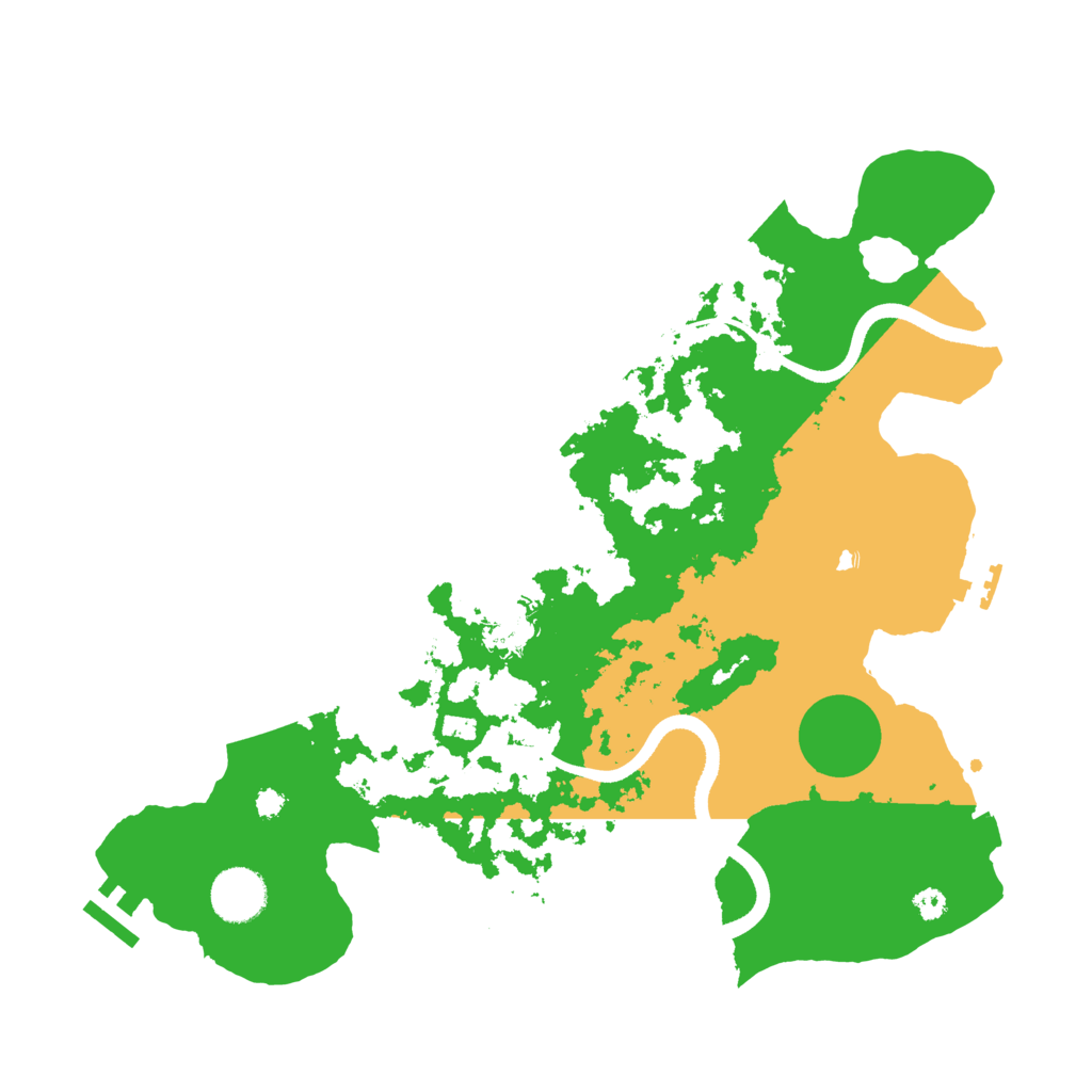 Biome Rust Map: Procedural Map, Size: 3500, Seed: 260107694