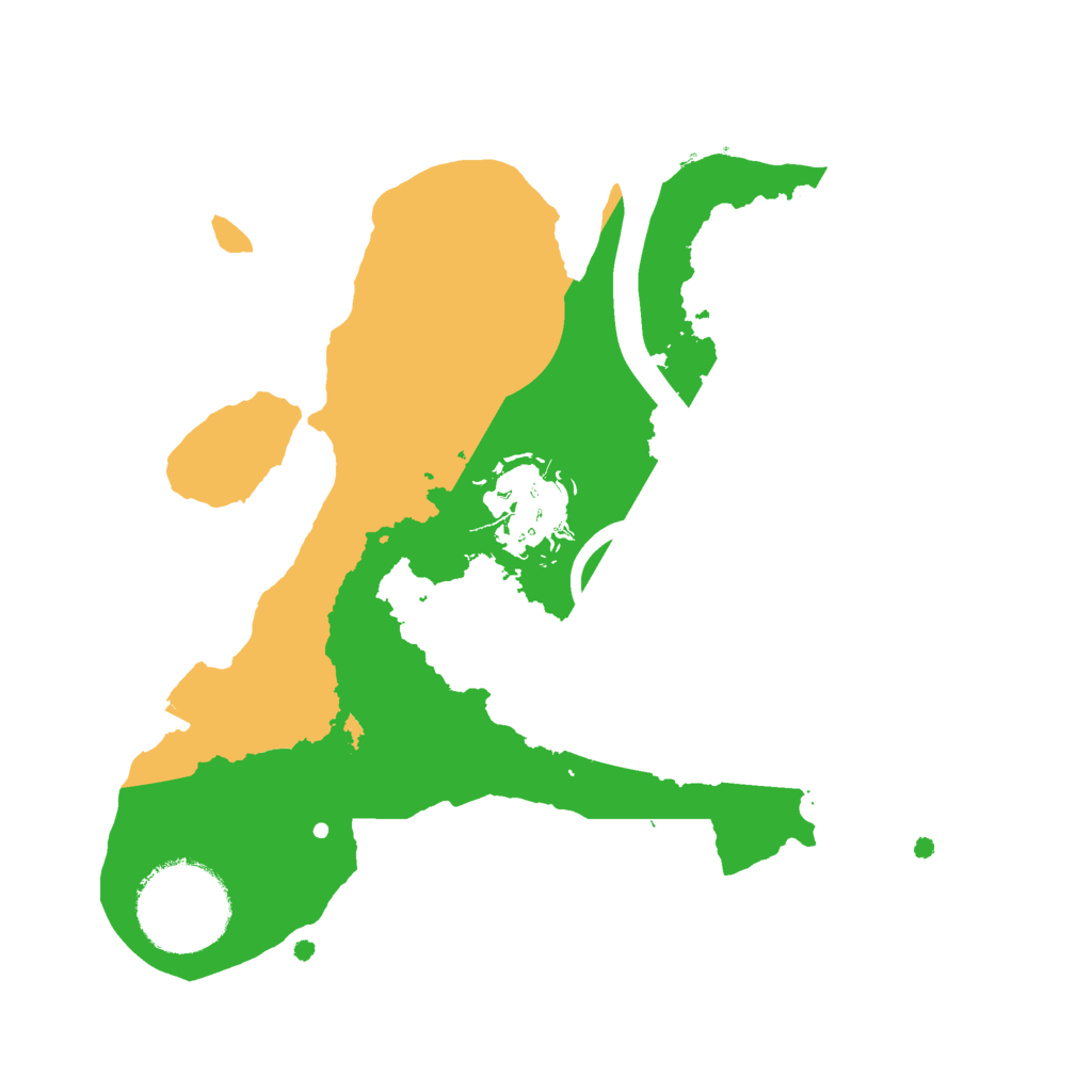Biome Rust Map: Procedural Map, Size: 2100, Seed: 874378