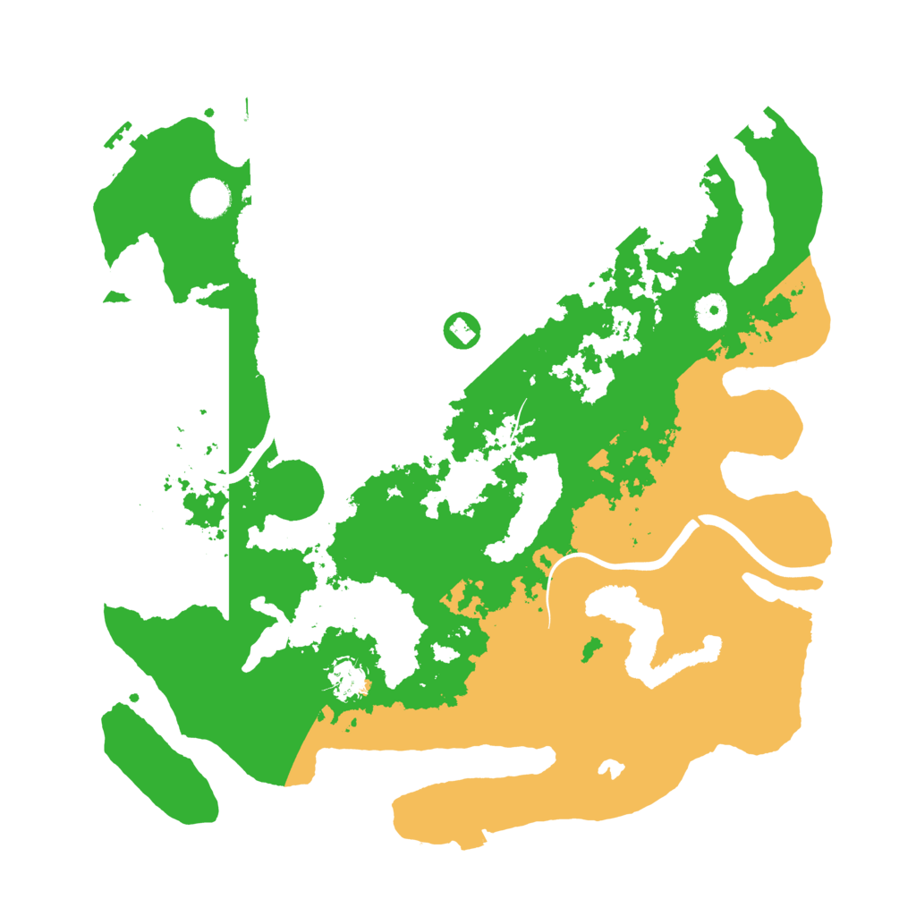 Biome Rust Map: Procedural Map, Size: 4000, Seed: 60003
