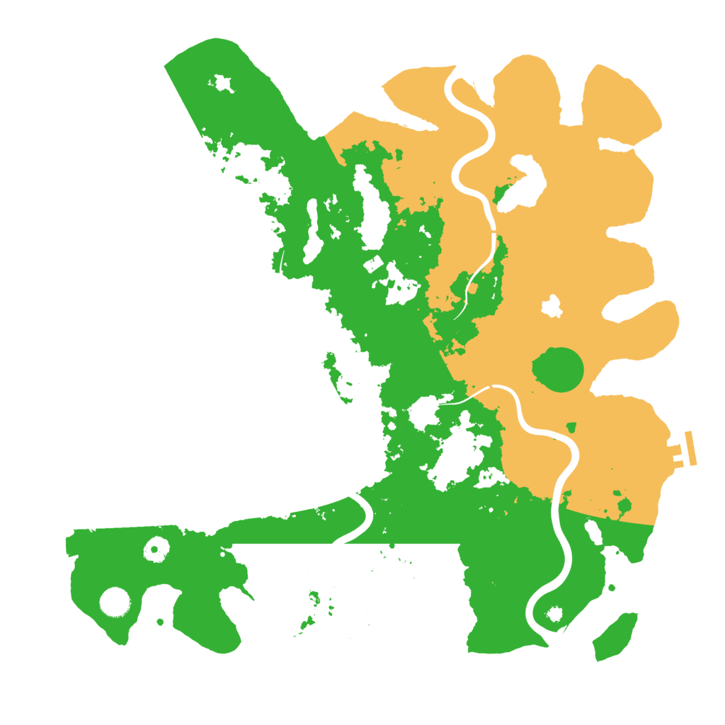Biome Rust Map: Procedural Map, Size: 4250, Seed: 989416763