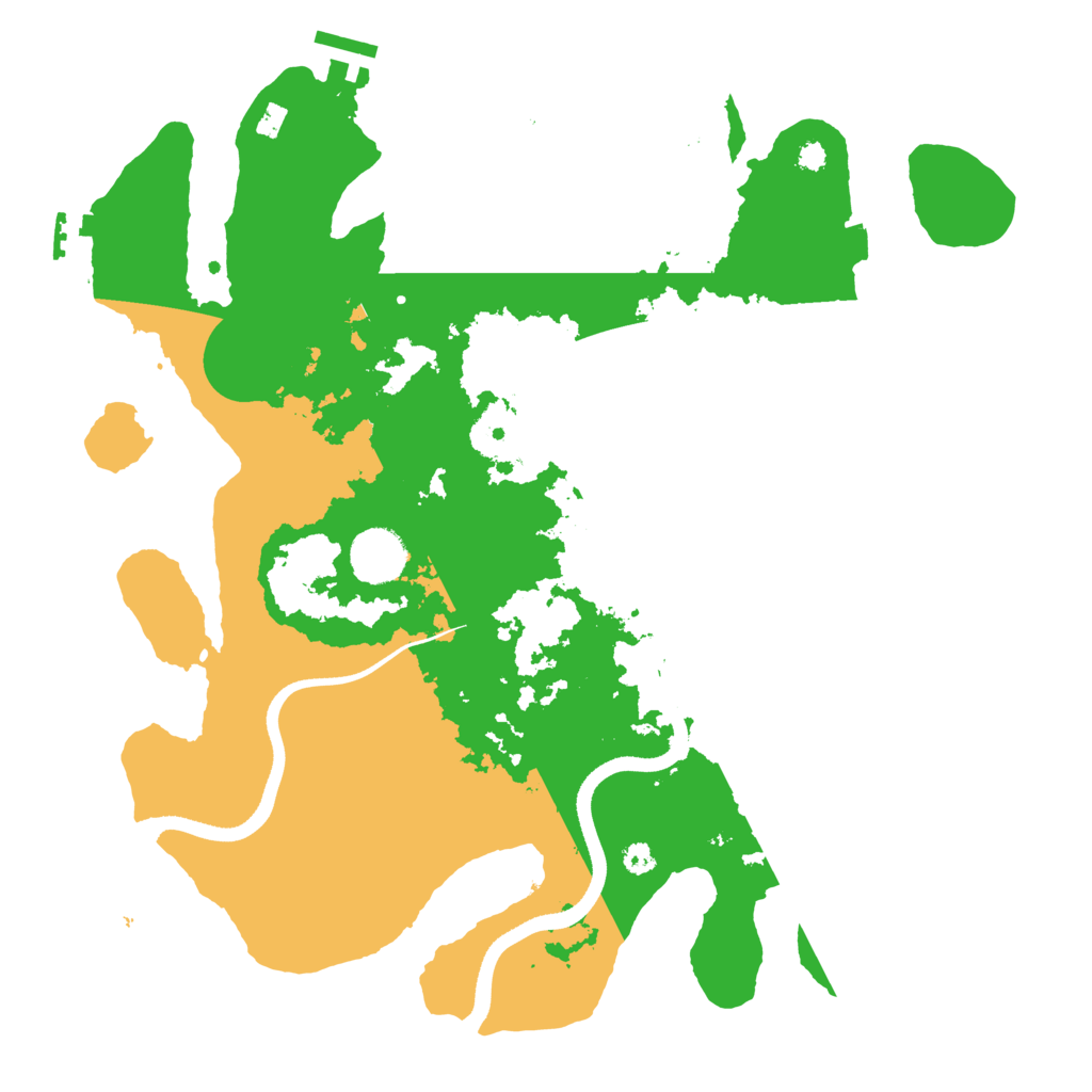 Biome Rust Map: Procedural Map, Size: 3500, Seed: 743713480