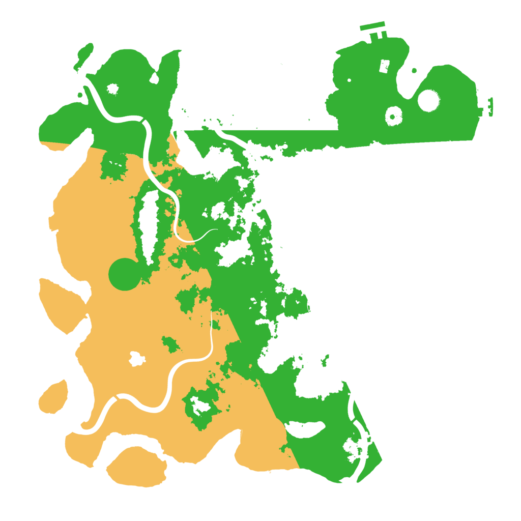 Biome Rust Map: Procedural Map, Size: 4202, Seed: 110022