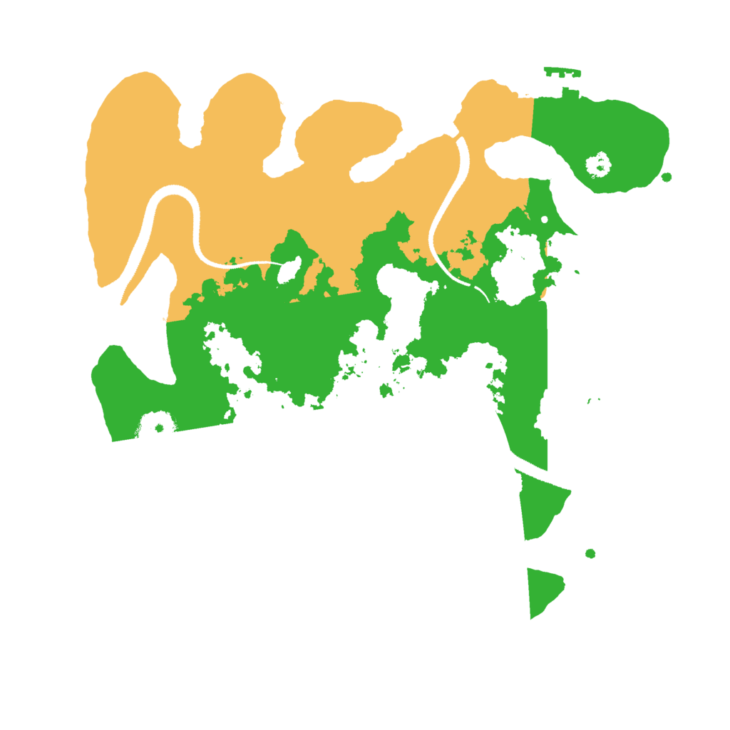Biome Rust Map: Procedural Map, Size: 3000, Seed: 493788637
