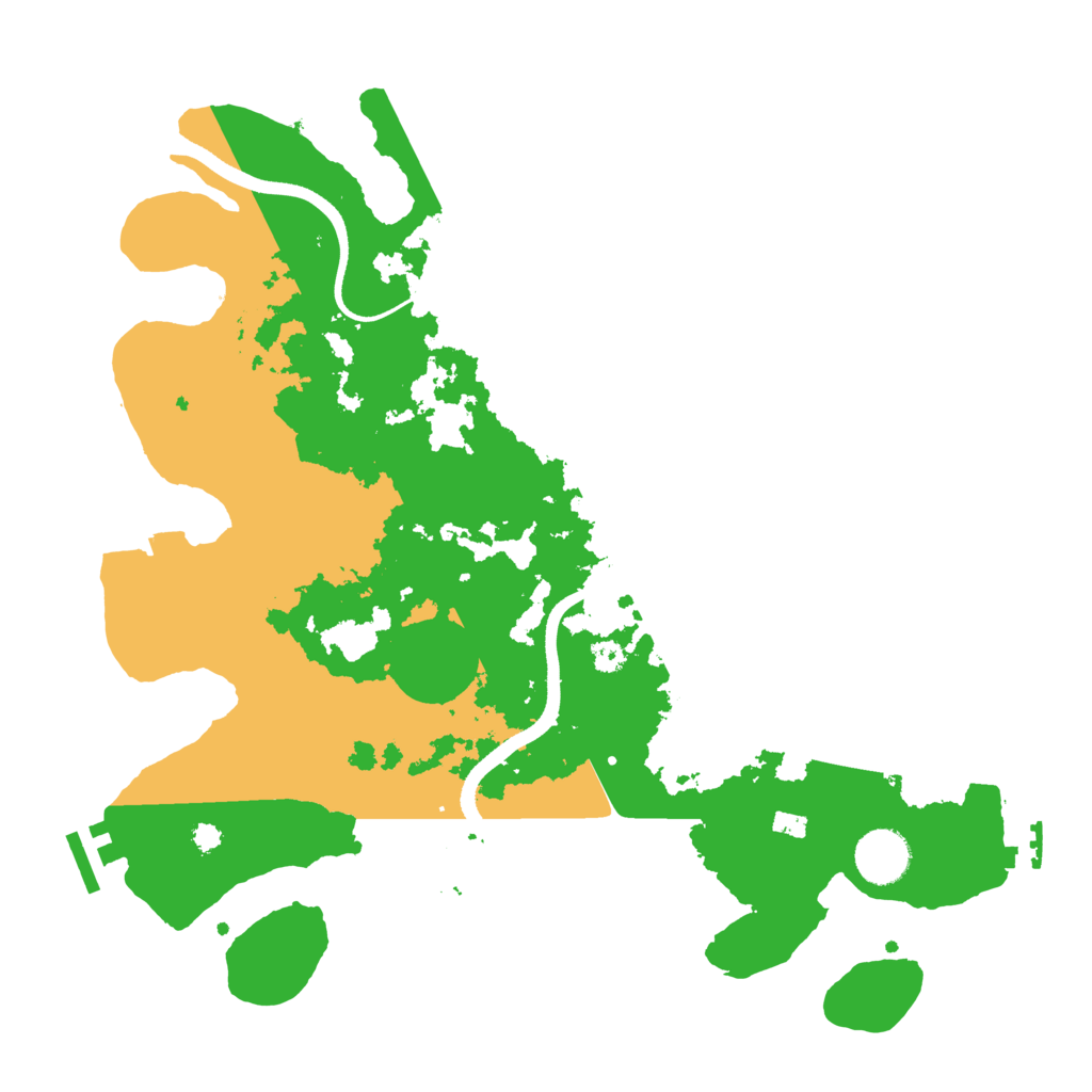 Biome Rust Map: Procedural Map, Size: 3500, Seed: 3500000