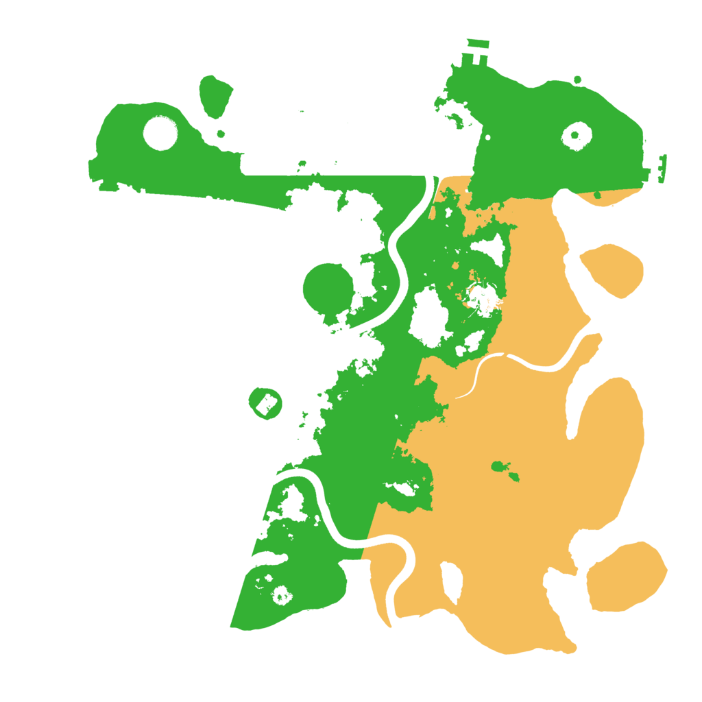 Biome Rust Map: Procedural Map, Size: 3700, Seed: 1060394363