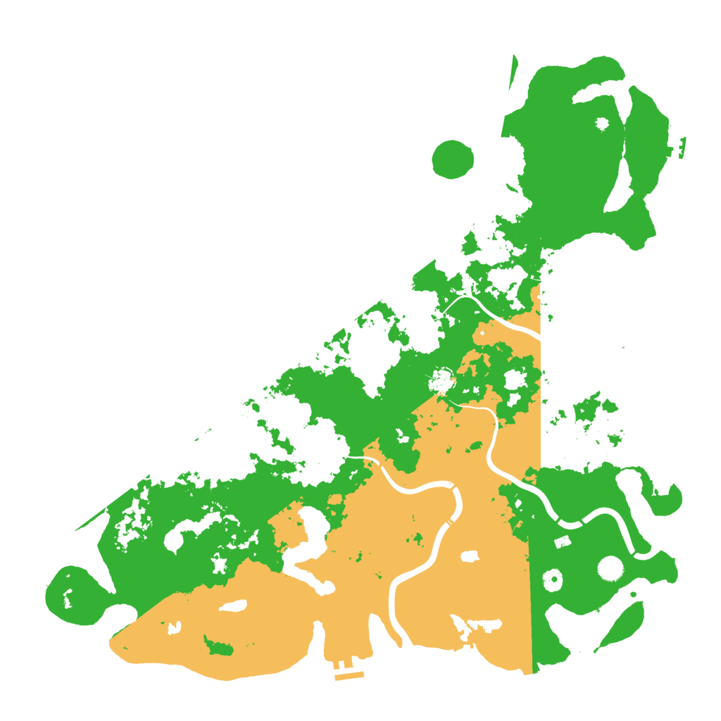 Biome Rust Map: Procedural Map, Size: 5000, Seed: 212385953