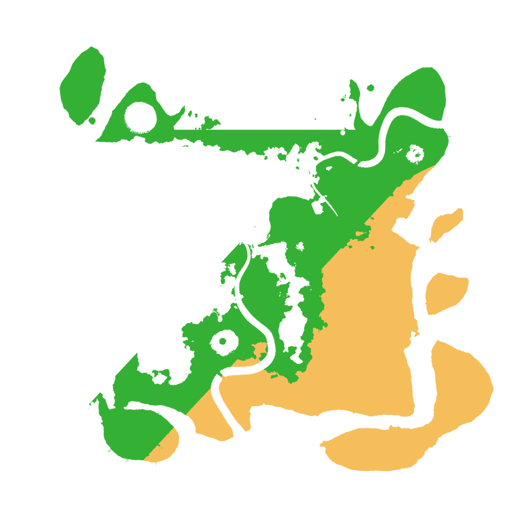 Biome Rust Map: Procedural Map, Size: 3000, Seed: 1043259913