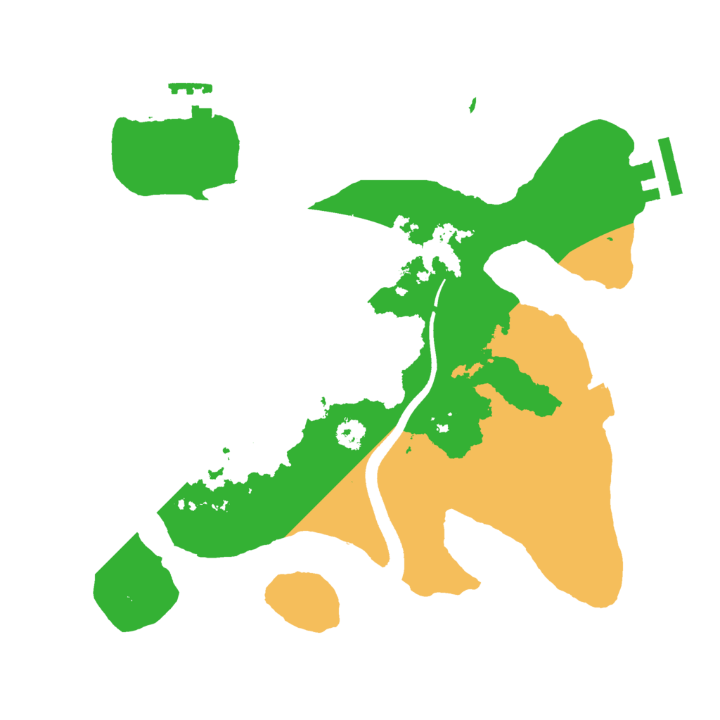 Biome Rust Map: Procedural Map, Size: 2500, Seed: 26852669