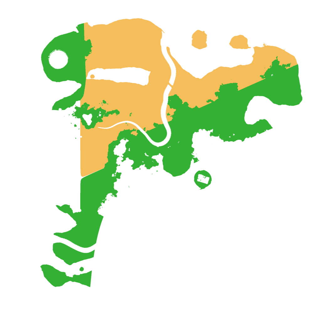 Biome Rust Map: Procedural Map, Size: 3000, Seed: 51853