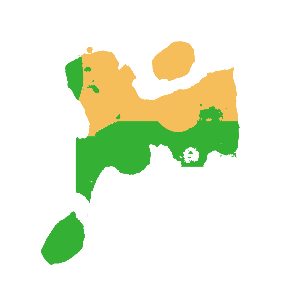 Biome Rust Map: Procedural Map, Size: 2000, Seed: 1122652424