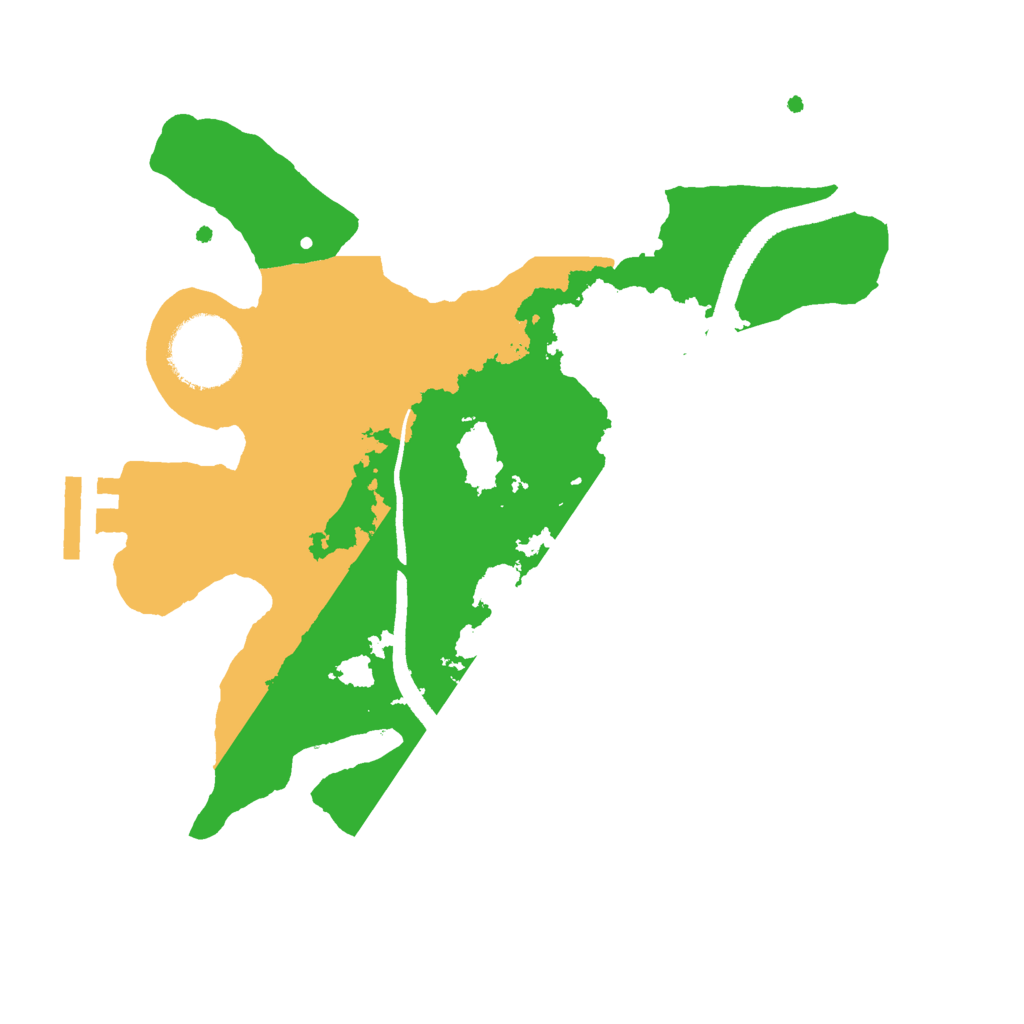 Biome Rust Map: Procedural Map, Size: 2500, Seed: 210404336