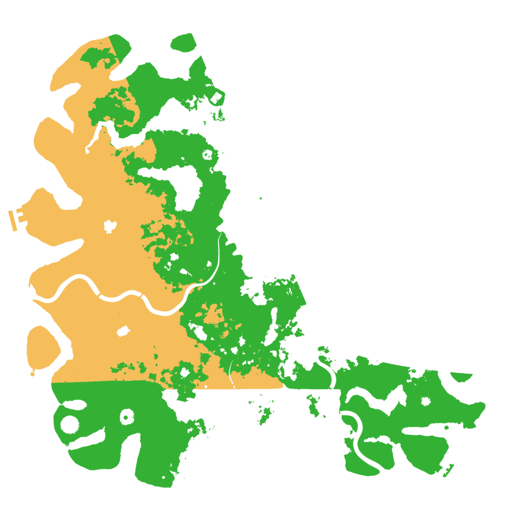 Biome Rust Map: Procedural Map, Size: 5000, Seed: 7062025