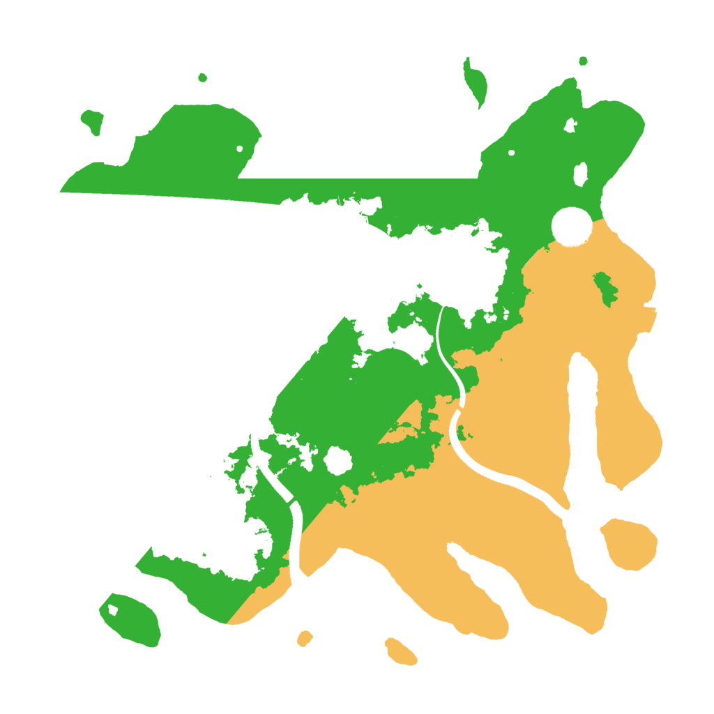 Biome Rust Map: Procedural Map, Size: 3250, Seed: 1742124109