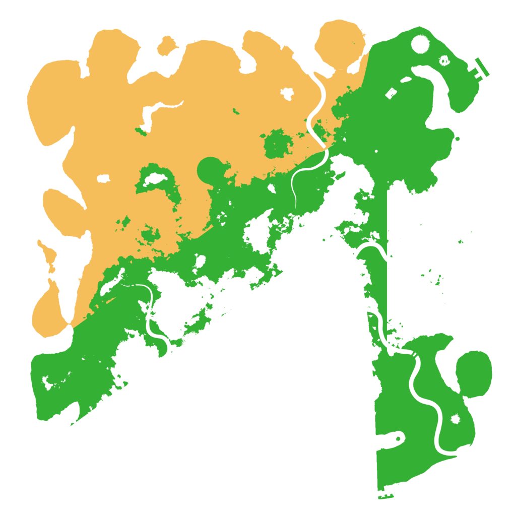 Biome Rust Map: Procedural Map, Size: 5000, Seed: 15566849
