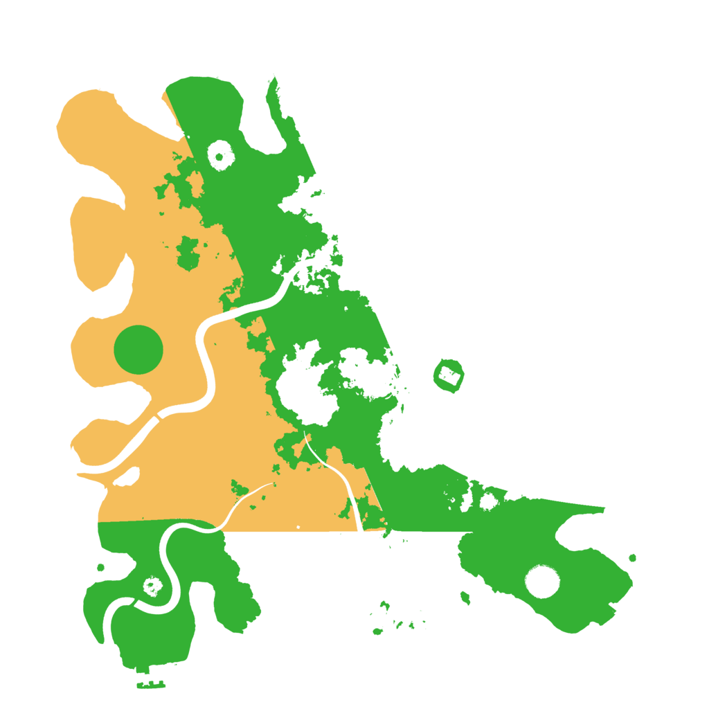 Biome Rust Map: Procedural Map, Size: 3800, Seed: 1384128644