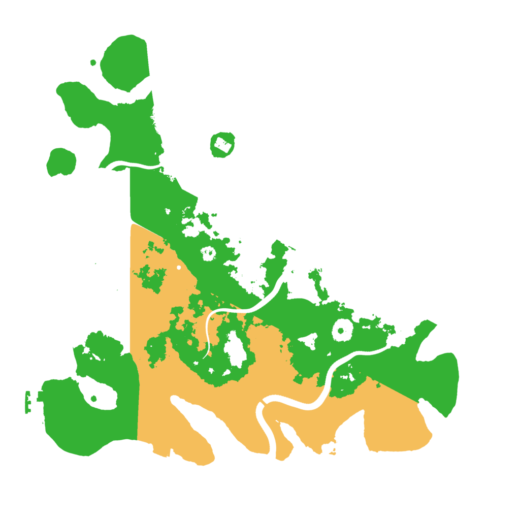 Biome Rust Map: Procedural Map, Size: 3500, Seed: 973861346