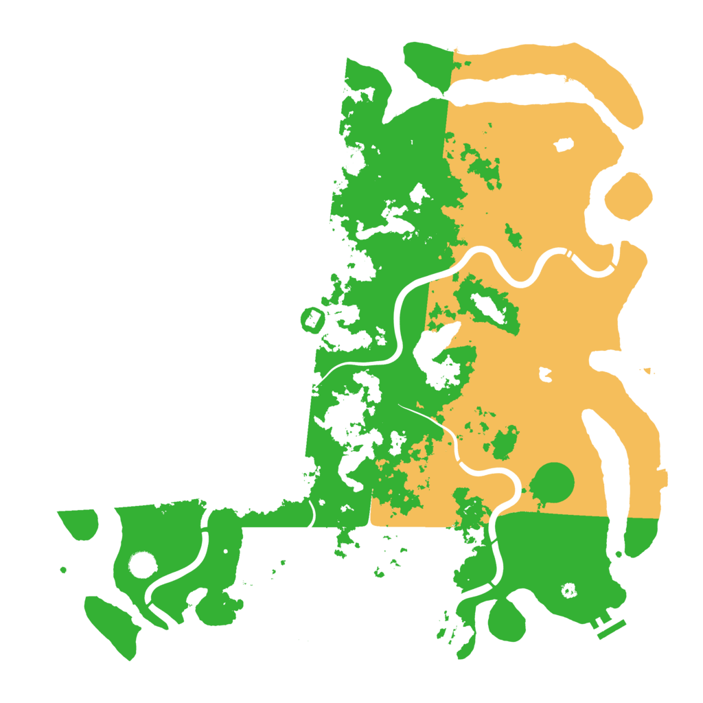 Biome Rust Map: Procedural Map, Size: 4600, Seed: 2063963650