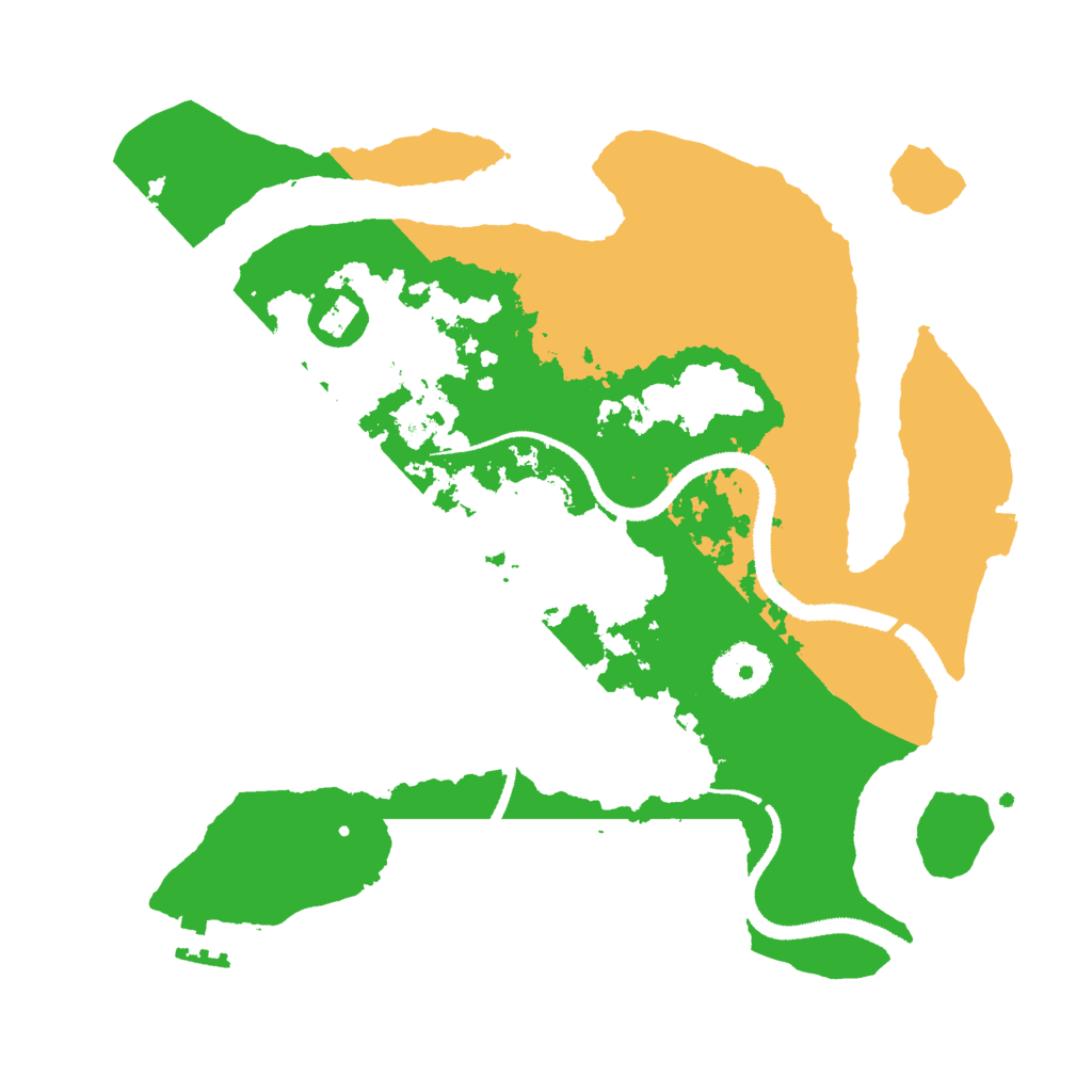 Biome Rust Map: Procedural Map, Size: 3000, Seed: 1367987306